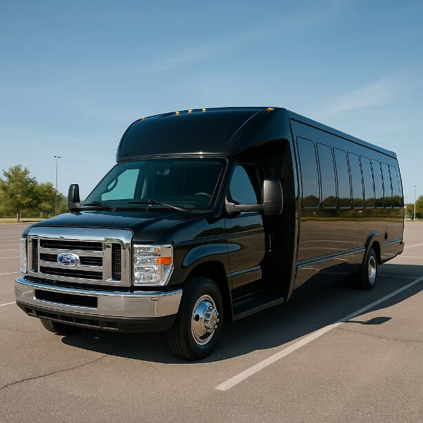 Eugene Shuttle Bus Rentals 18 Passenger Shuttle Bus