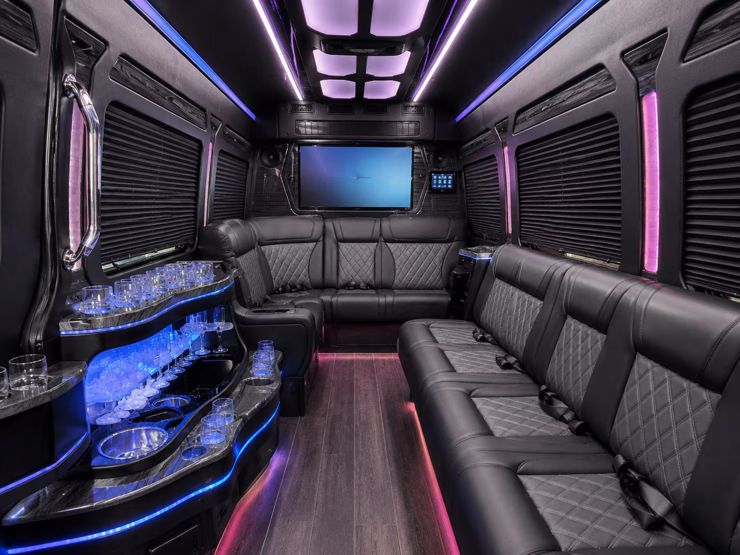 bus rental options for eugene trips